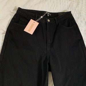 Missguided Black Denim Jeans